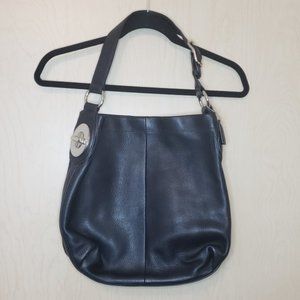 Coach Black Leather Shoulderbag